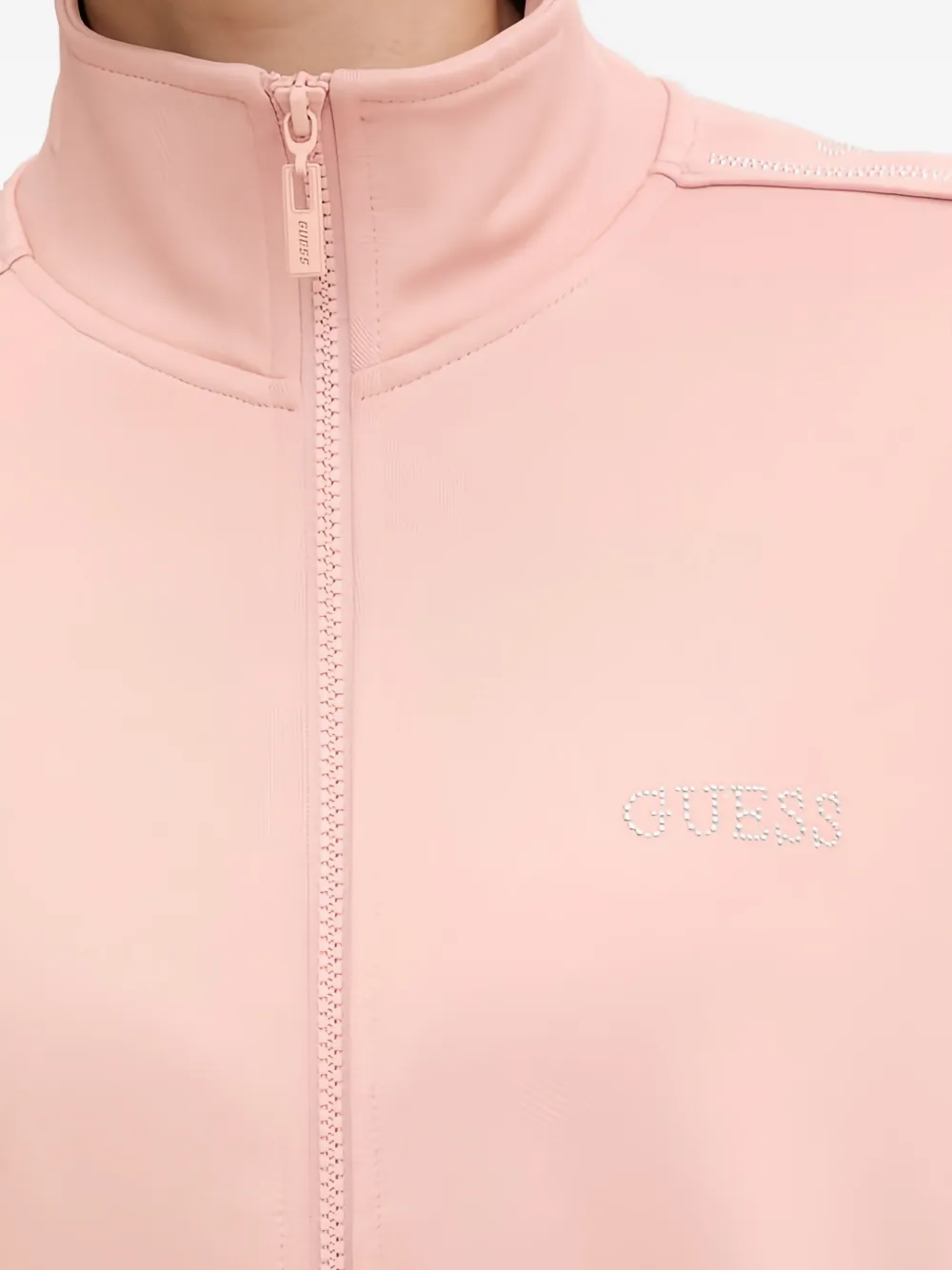 GUESS USA Octavia sweater met rits Roze