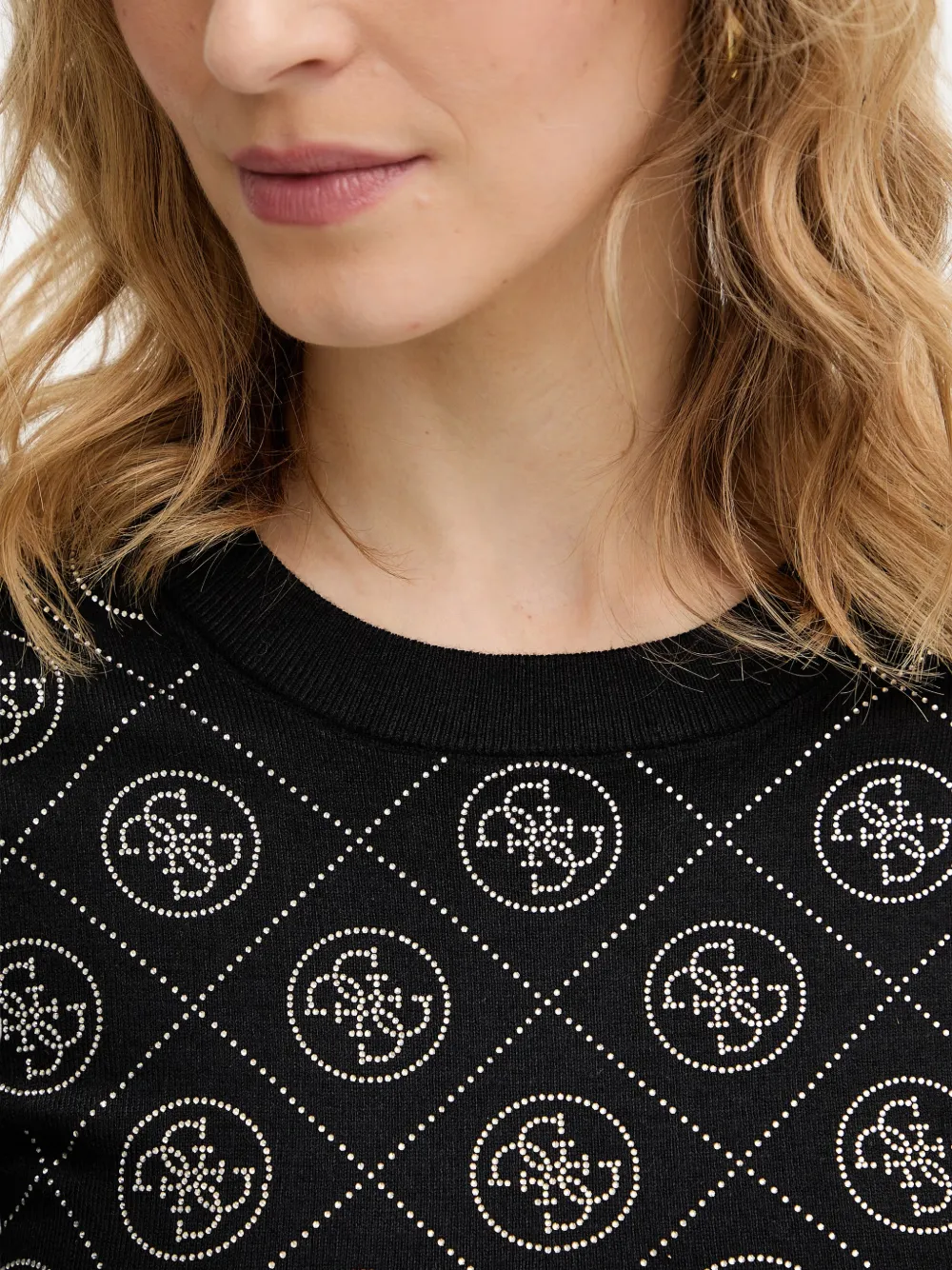 GUESS USA Trui met ronde hals Zwart