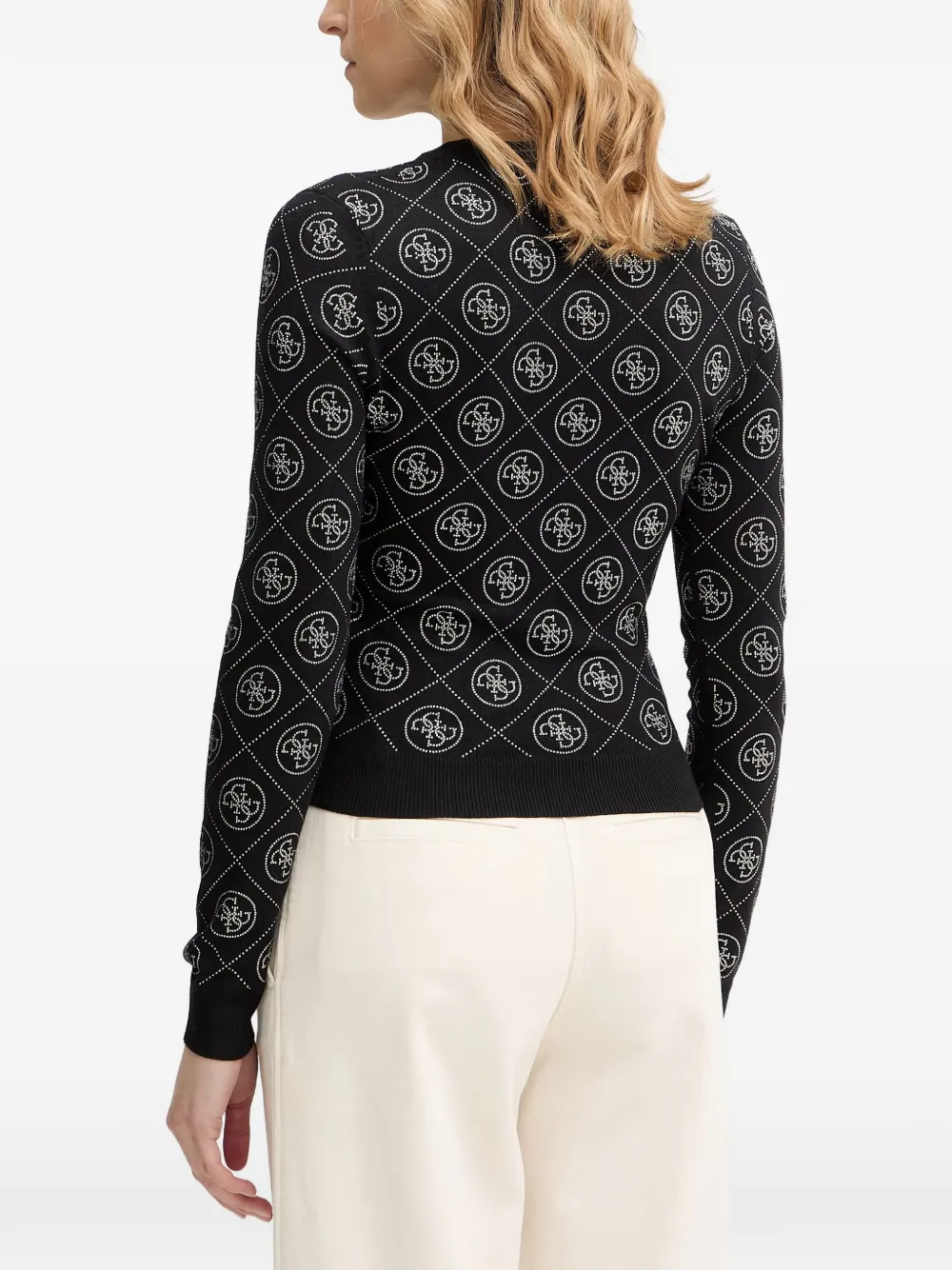 GUESS USA Trui met ronde hals Zwart