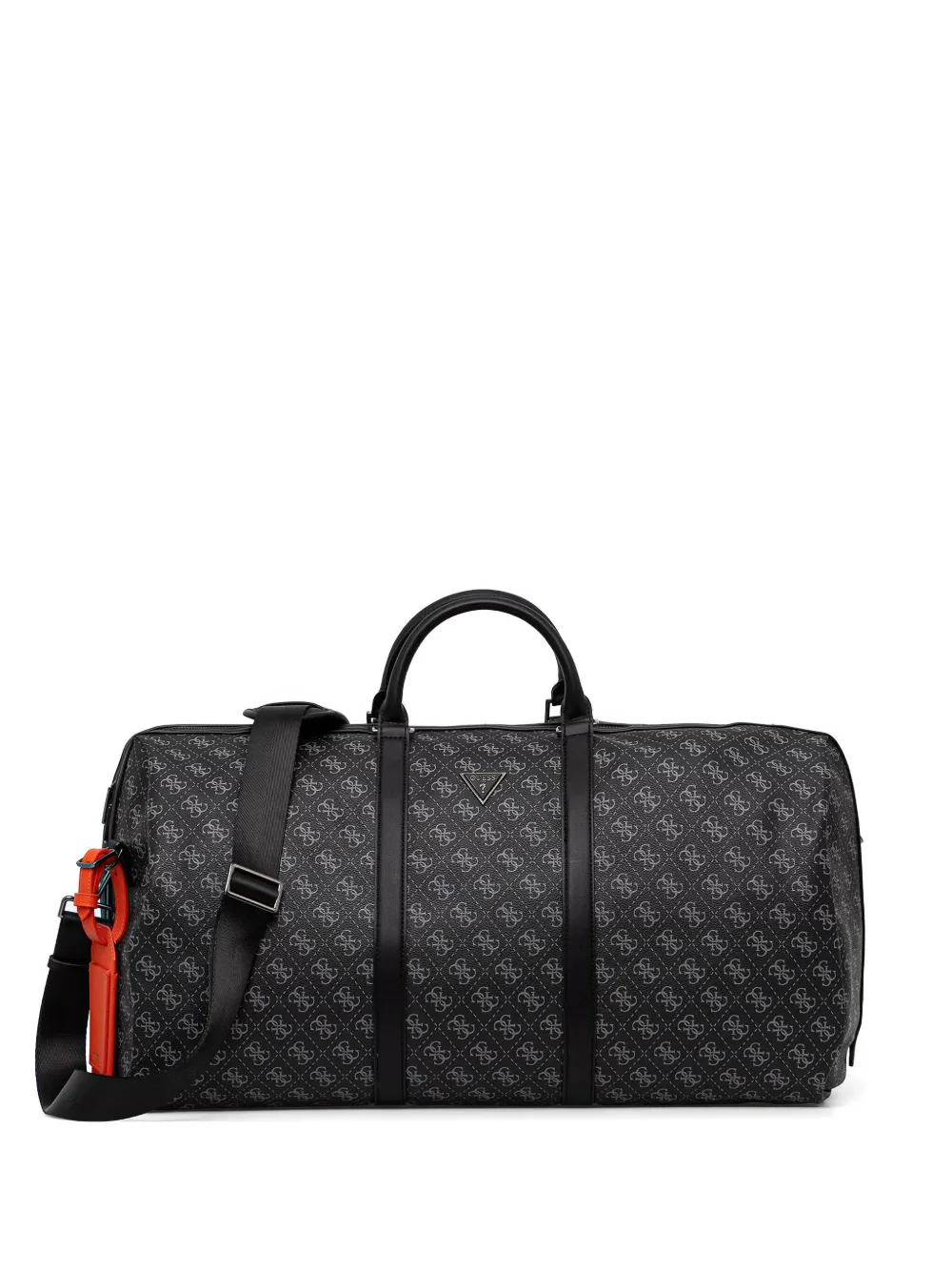 GUESS USA monogram-print logo-plaque holdall - Nero