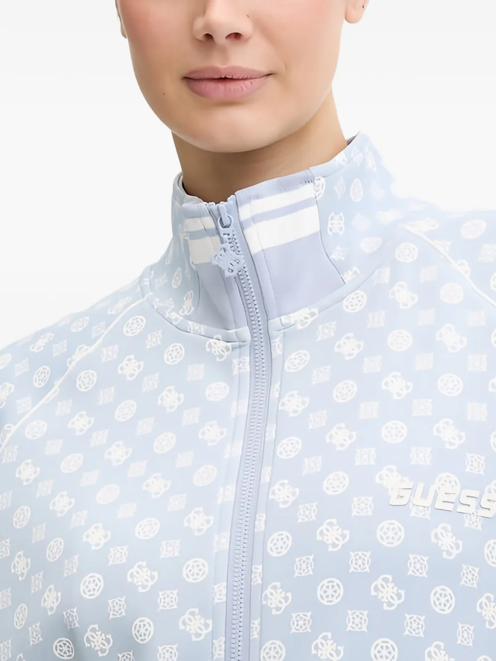 GUESS USA Sweater met rits Blauw