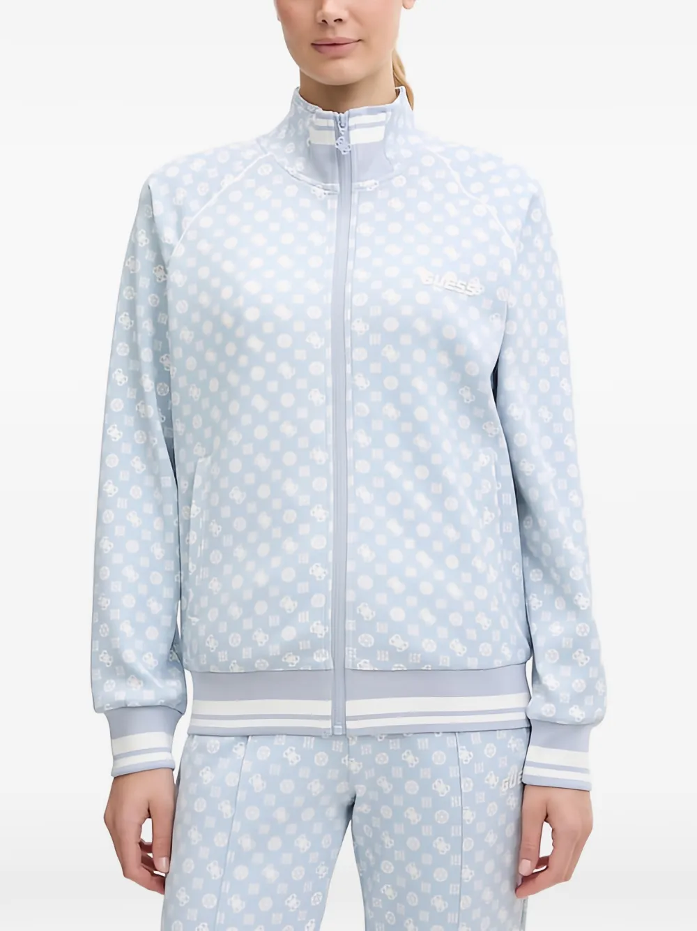 GUESS USA zip-up sweatshirt - Blu