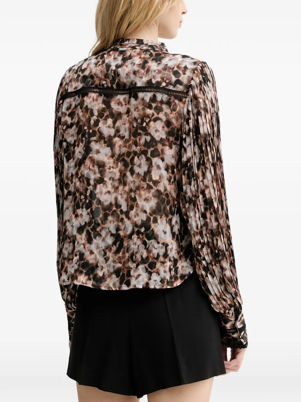 GUESS USA Shirt met knopen Beige