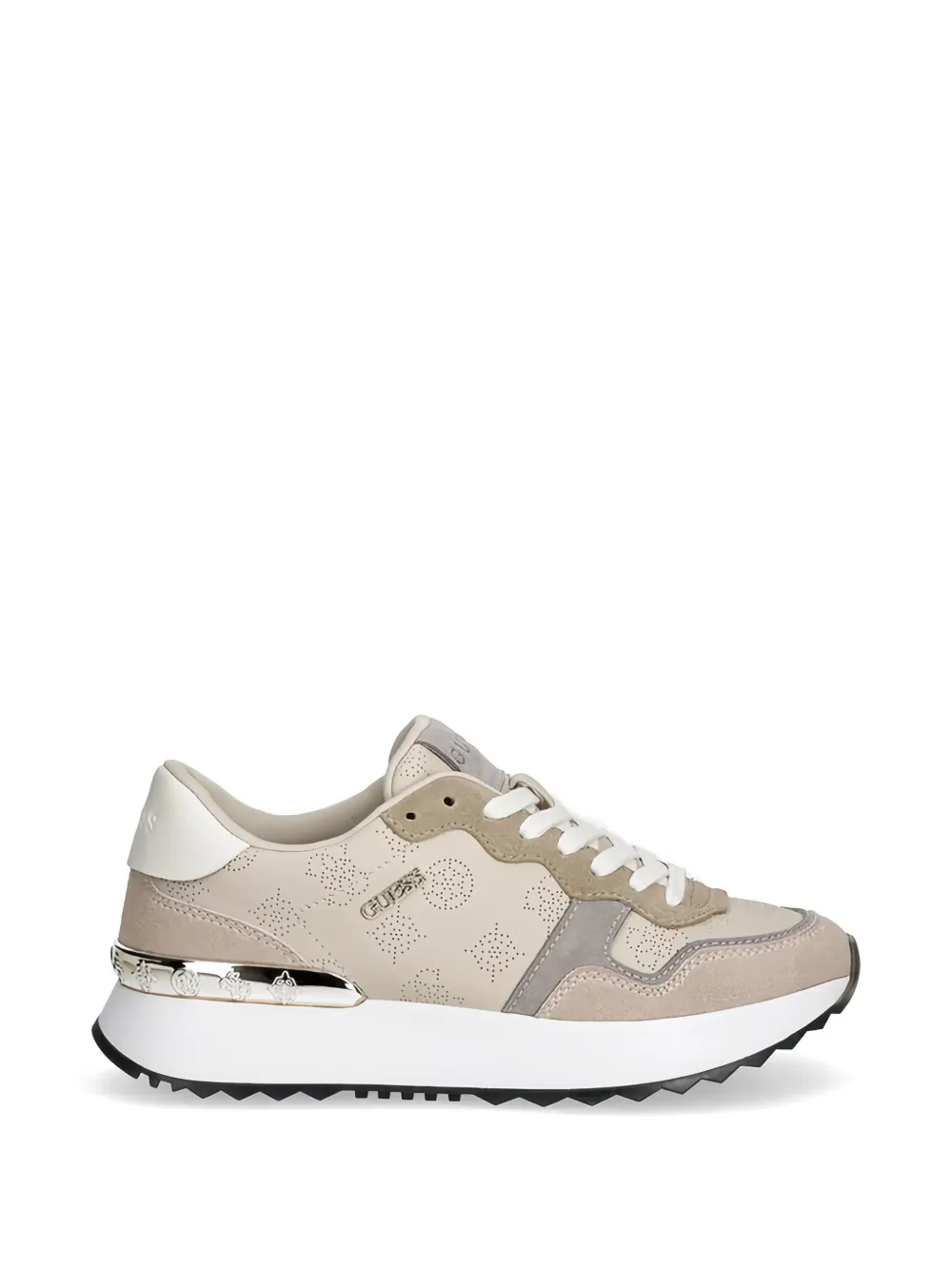GUESS USA perforated sneakers Beige