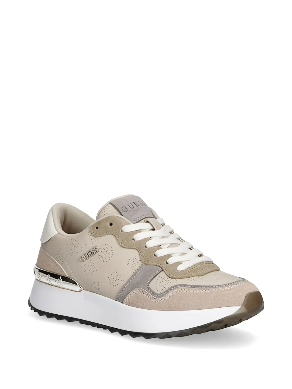 GUESS USA perforated sneakers Beige