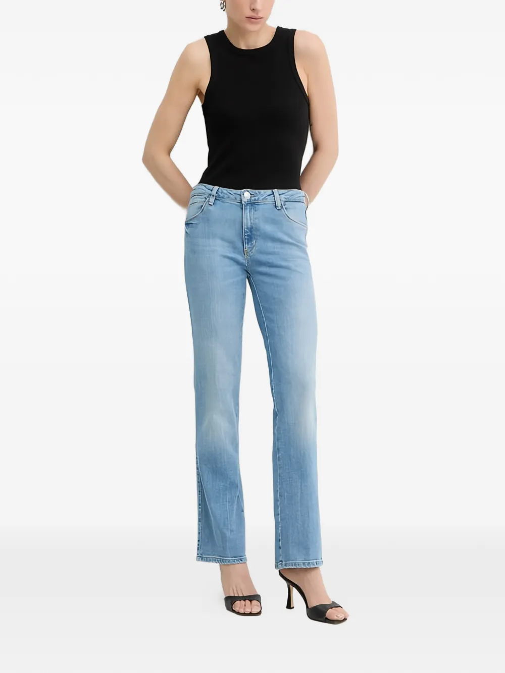 GUESS USA Jeans met vijf zakken Blauw
