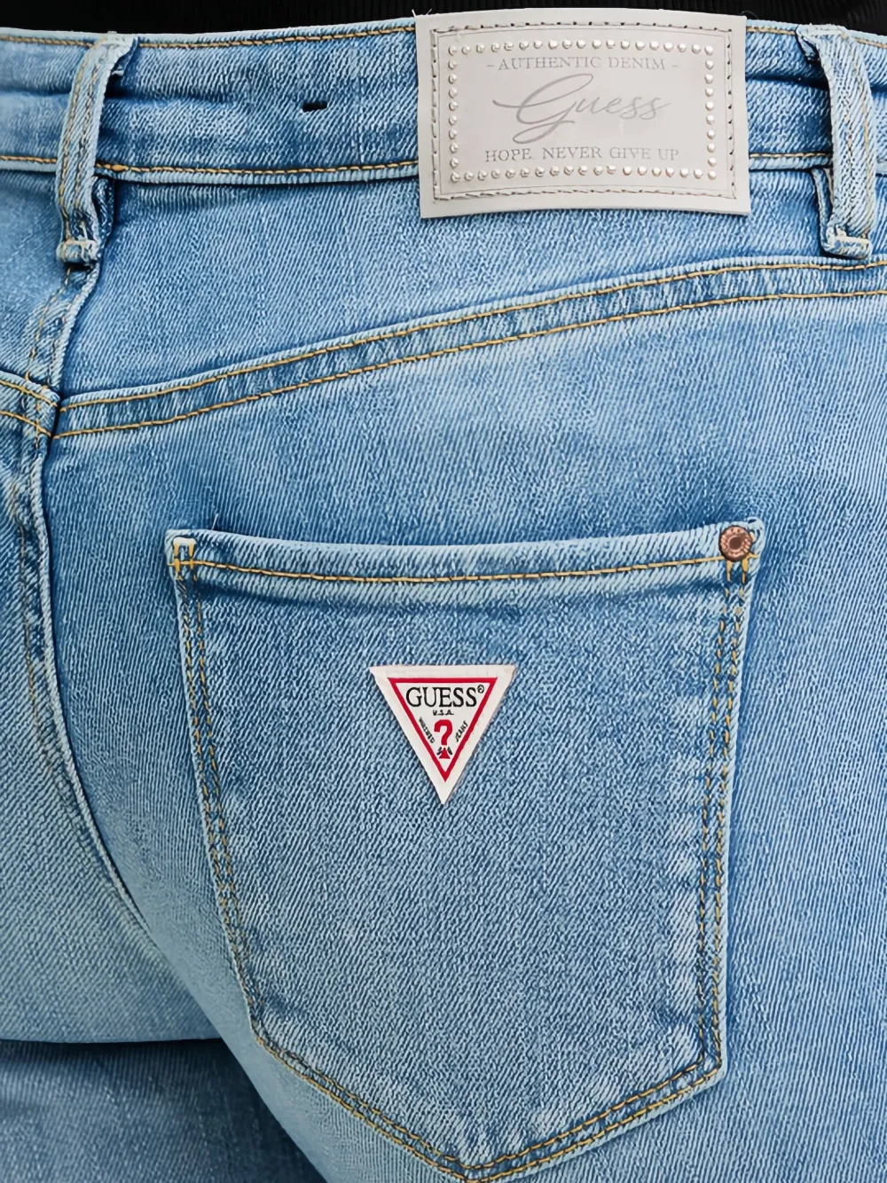 GUESS USA Jeans met vijf zakken Blauw