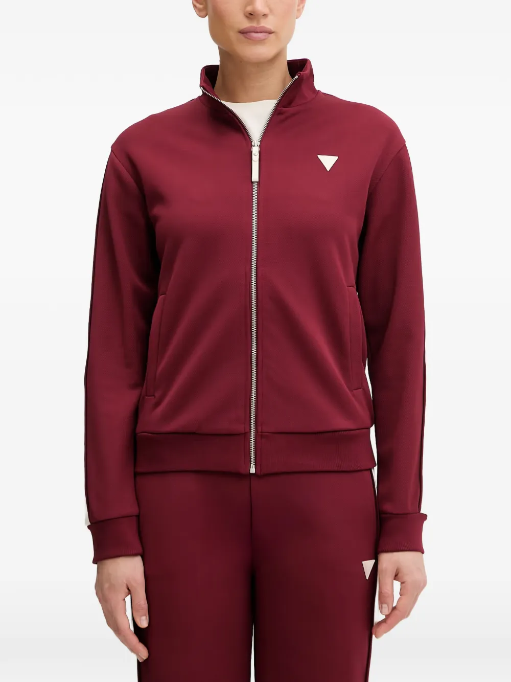 GUESS USA Marlene zip-up sweatshirt - Rot