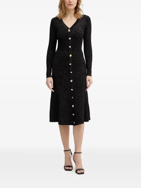 GUESS USA V-neck midi dress