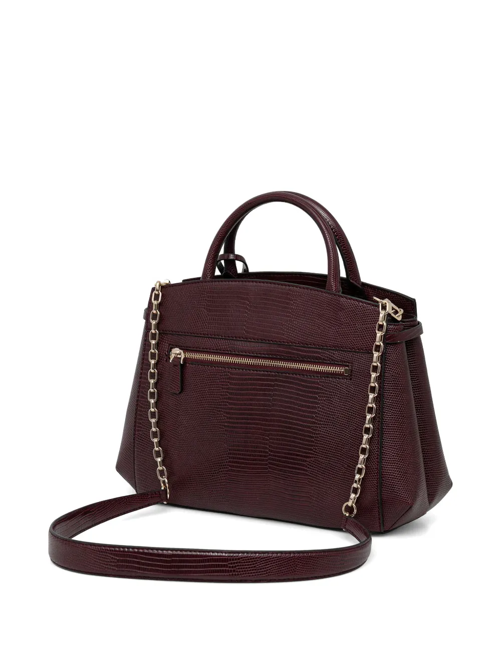 GUESS USA Melinda shopper met hagedissenhuid-effect Rood
