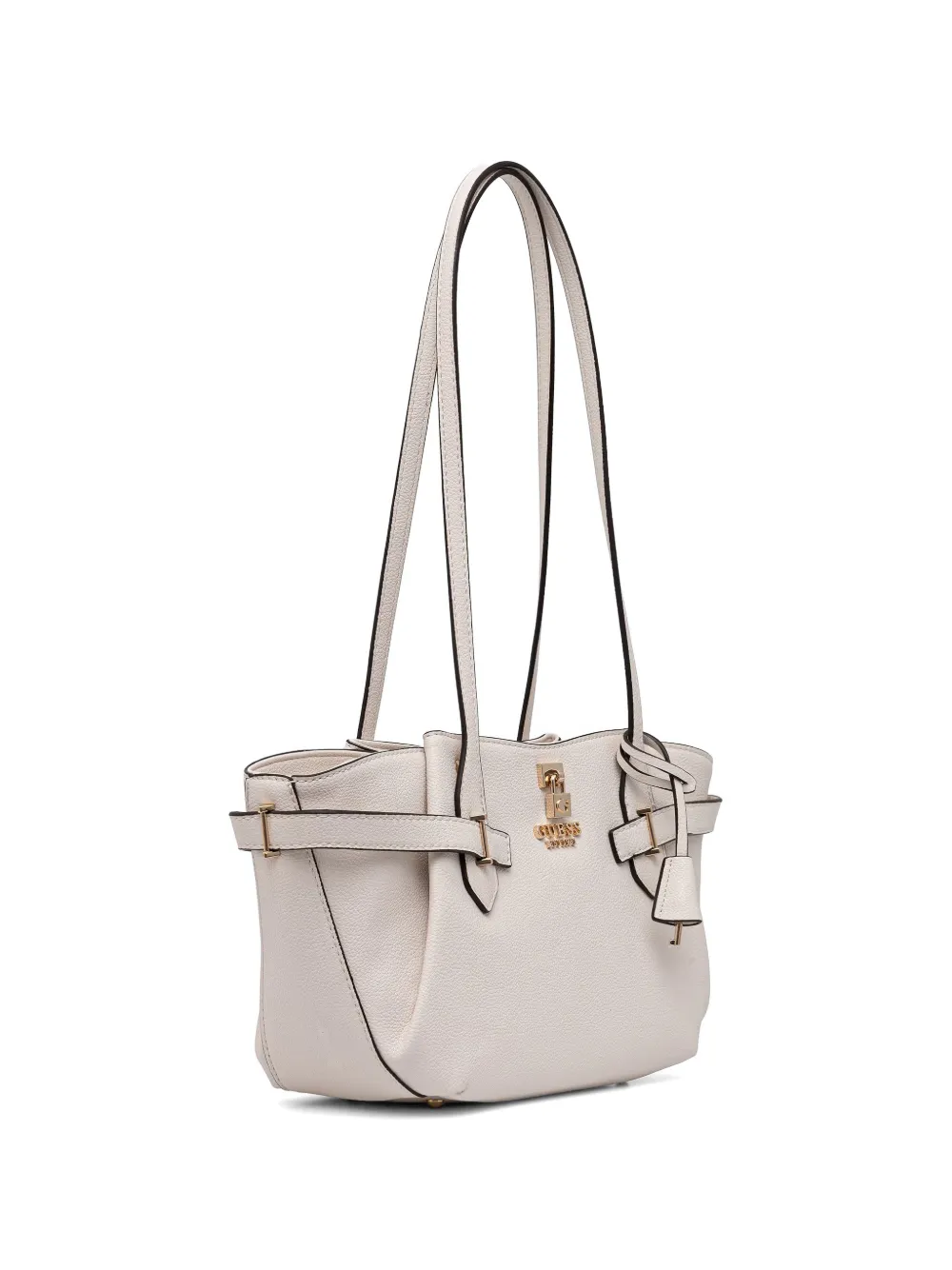 GUESS USA Yesba bewerkte schoudertas met ceintuur Beige