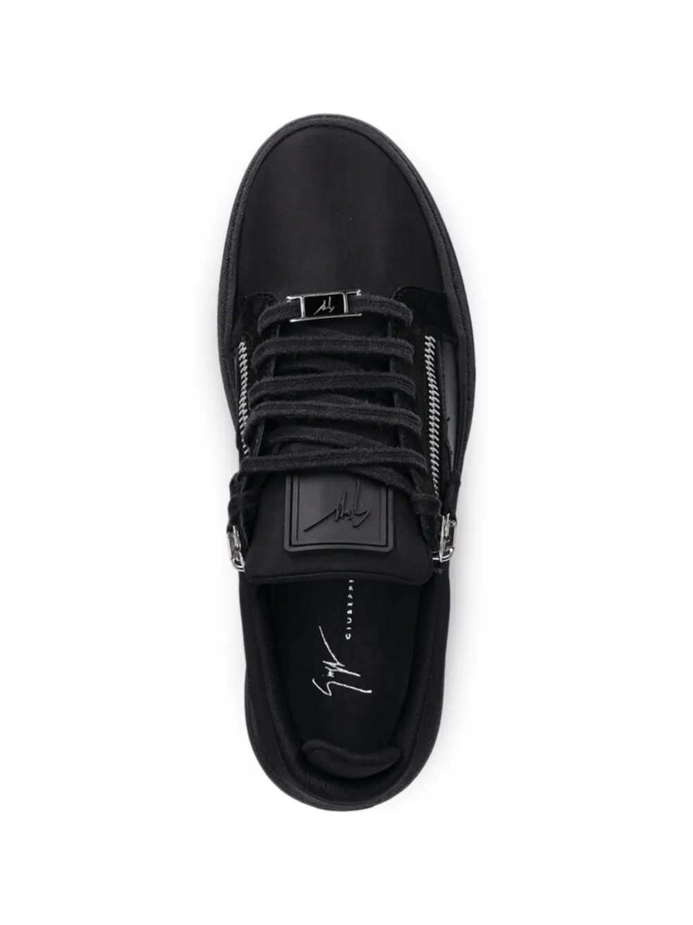 Giuseppe Zanotti Sneakers met ritsdetail Zwart