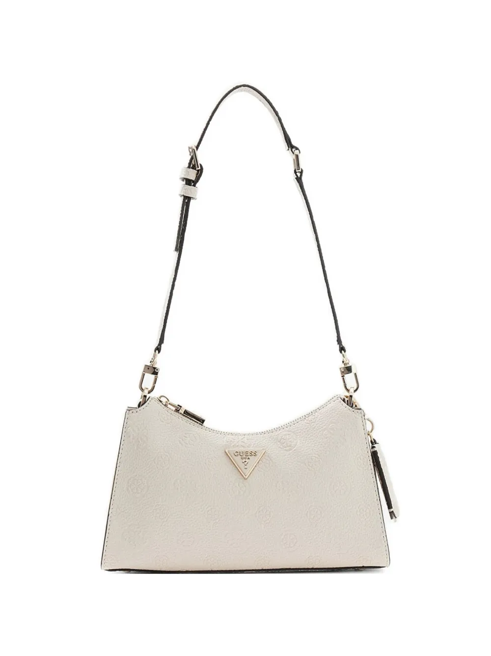 GUESS USA Cresidia 4G embossed shoulder bag - Toni neutri