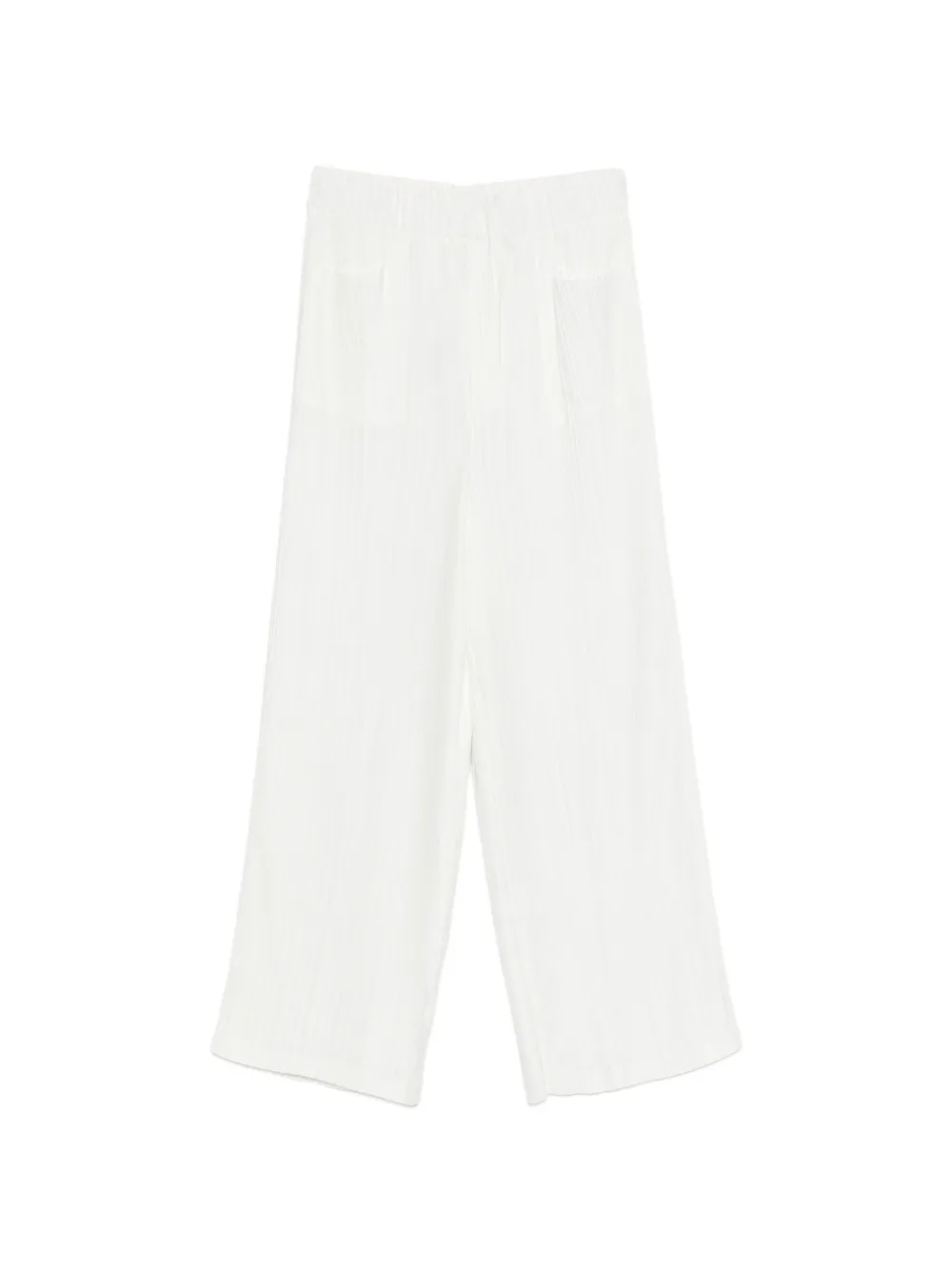 Gongdid Design pleated trousers - Bianco