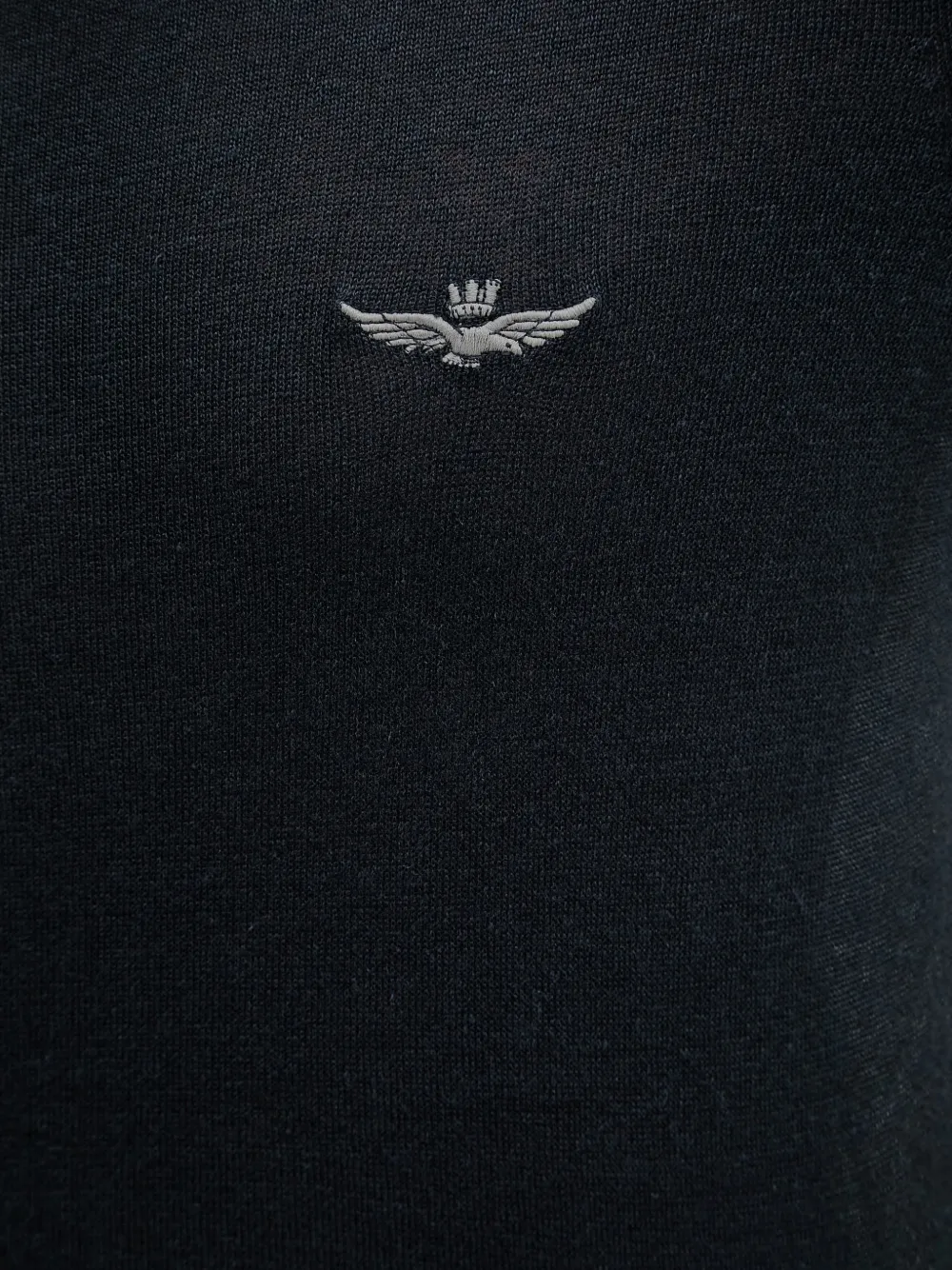 Aeronautica Militare T-shirt met geborduurd logo Blauw