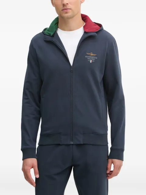 Aeronautica Militare zip embroidered tracksuit