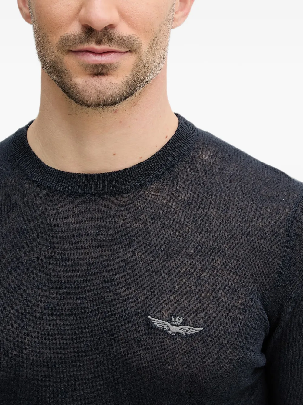 Aeronautica Militare T-shirt met korte mouwen en logodetail Blauw