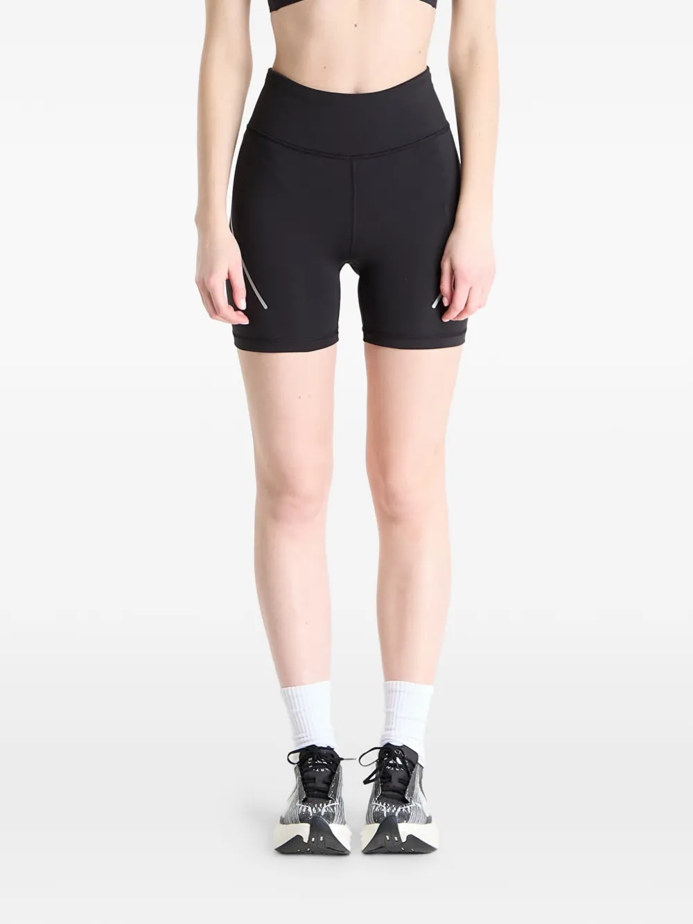 adidas by Stella McCartney Shorts con stampa - Nero