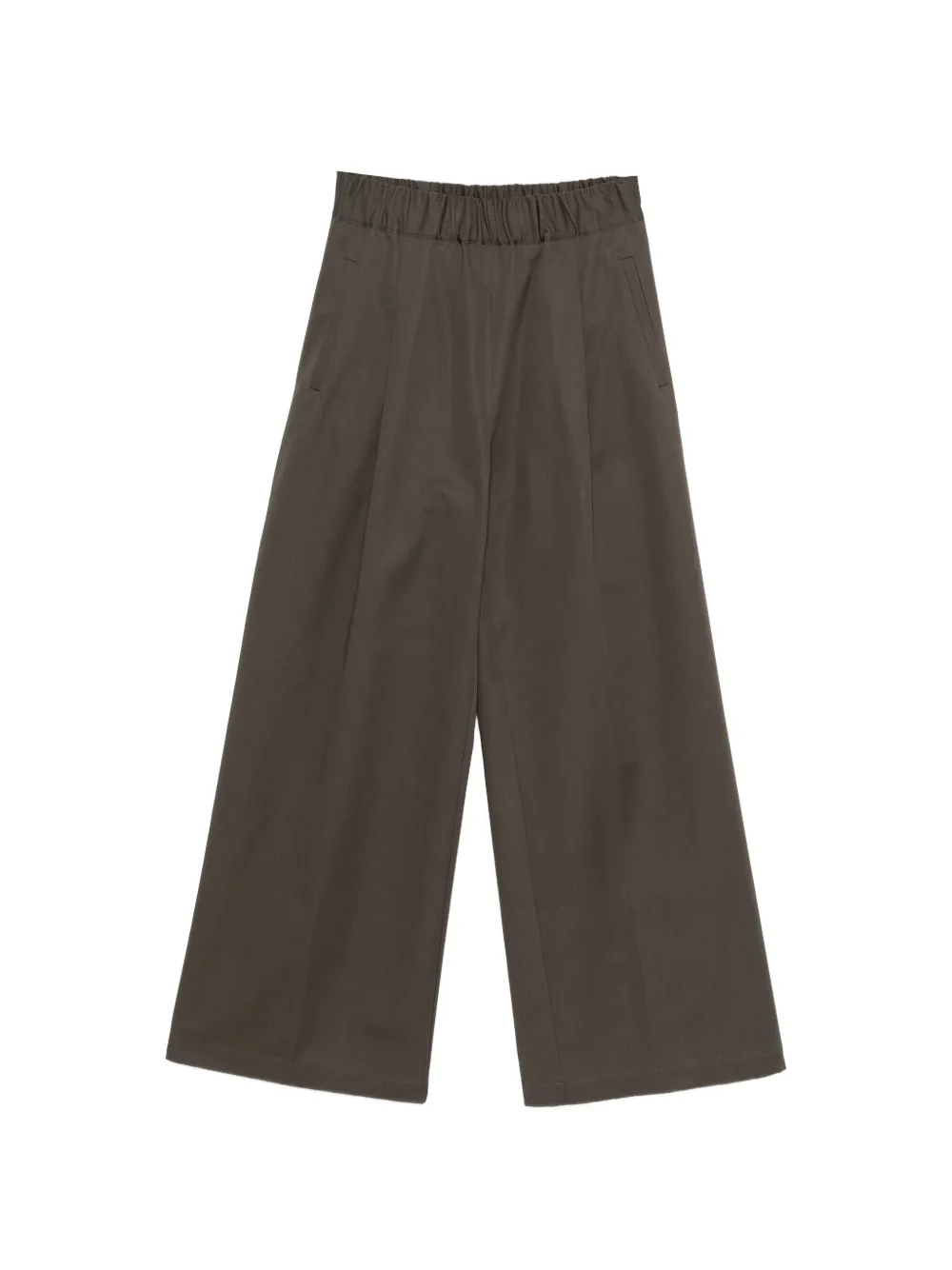 Semicouture elasticated trousers - Verde