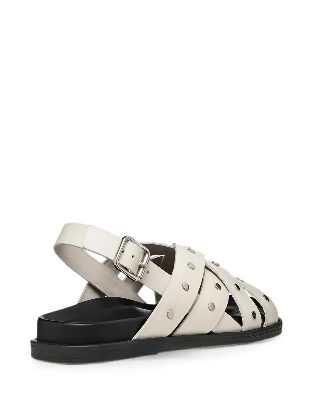 Geox Adelash sandalen met gekruiste bandjes en studs Beige