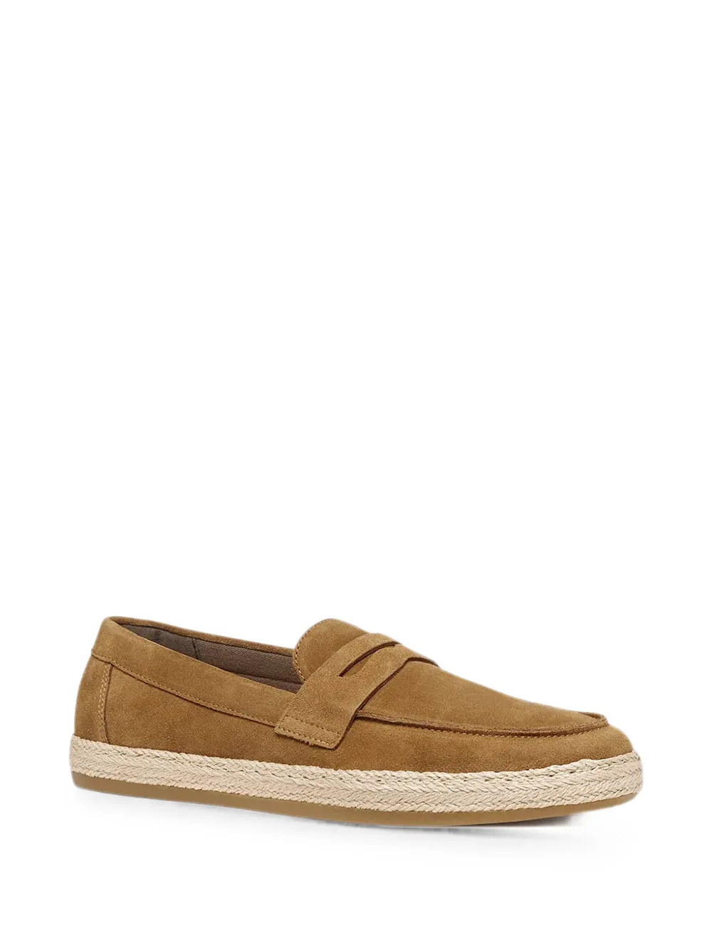 Geox Pantelleria suède espadrilles Bruin