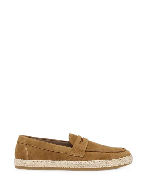 Geox Pantelleria suede espadrille loafers