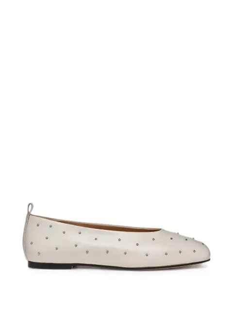 Geox Marsilea stud-embellished leather ballet flats