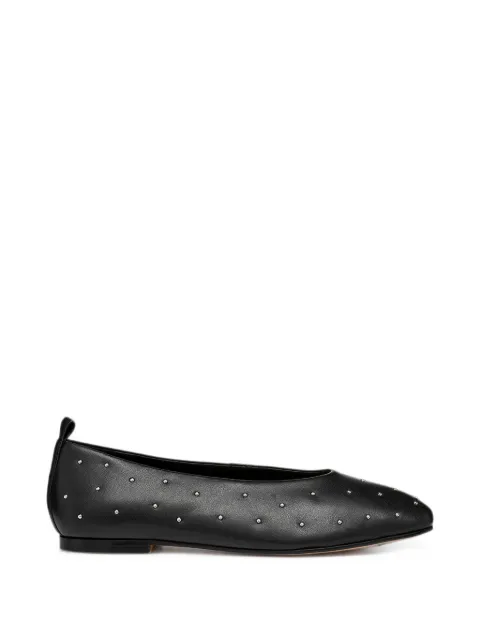 Geox Marsilea stud-embellished leather ballet flats