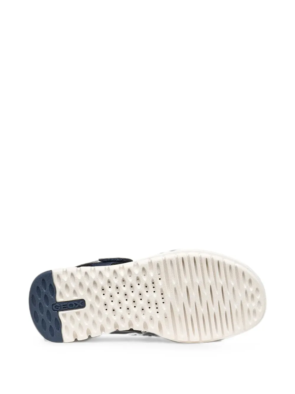 Geox Flextride S metallic-finish touch-strap sandals Blauw