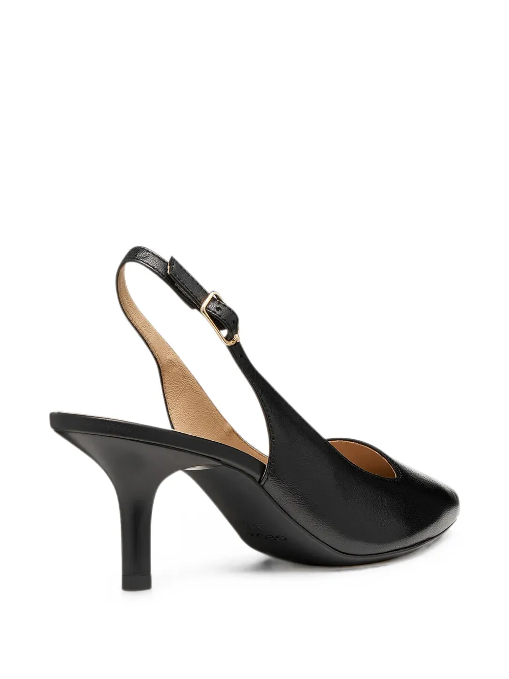 Geox Kleopy slingback pumps met puntige neus en bandje Zwart