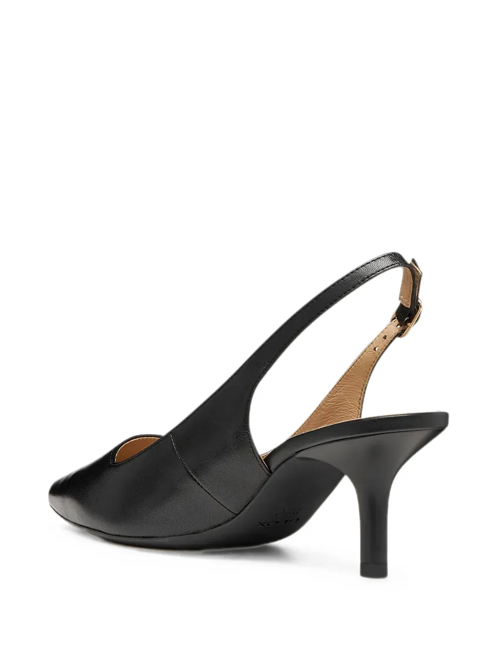 Geox Kleopy slingback pumps met puntige neus en bandje Zwart
