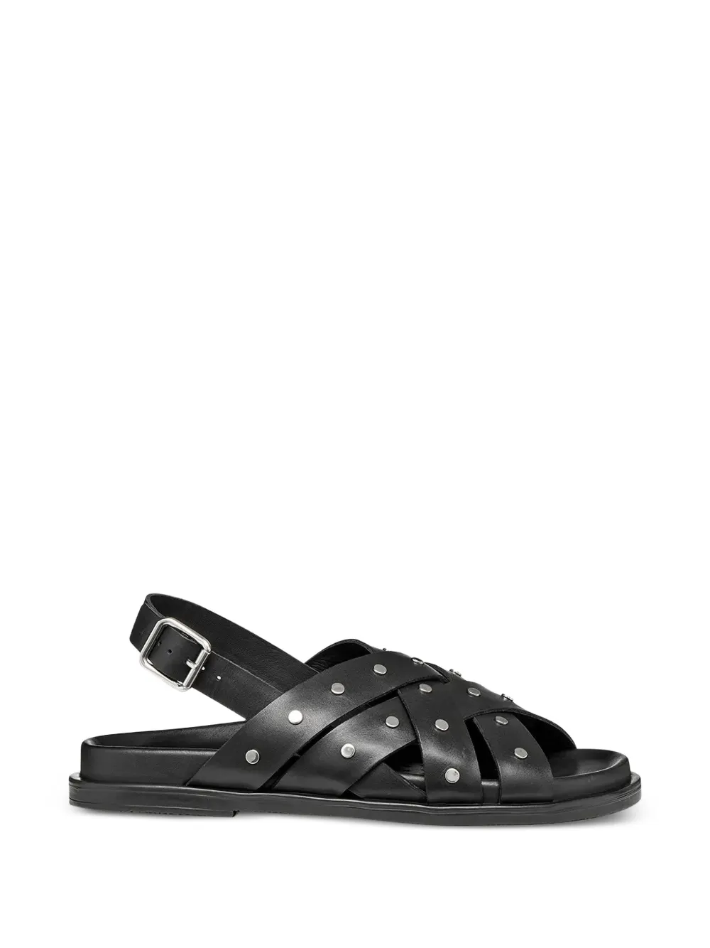 Geox Adelash studded crossover-strap sandals - Nero