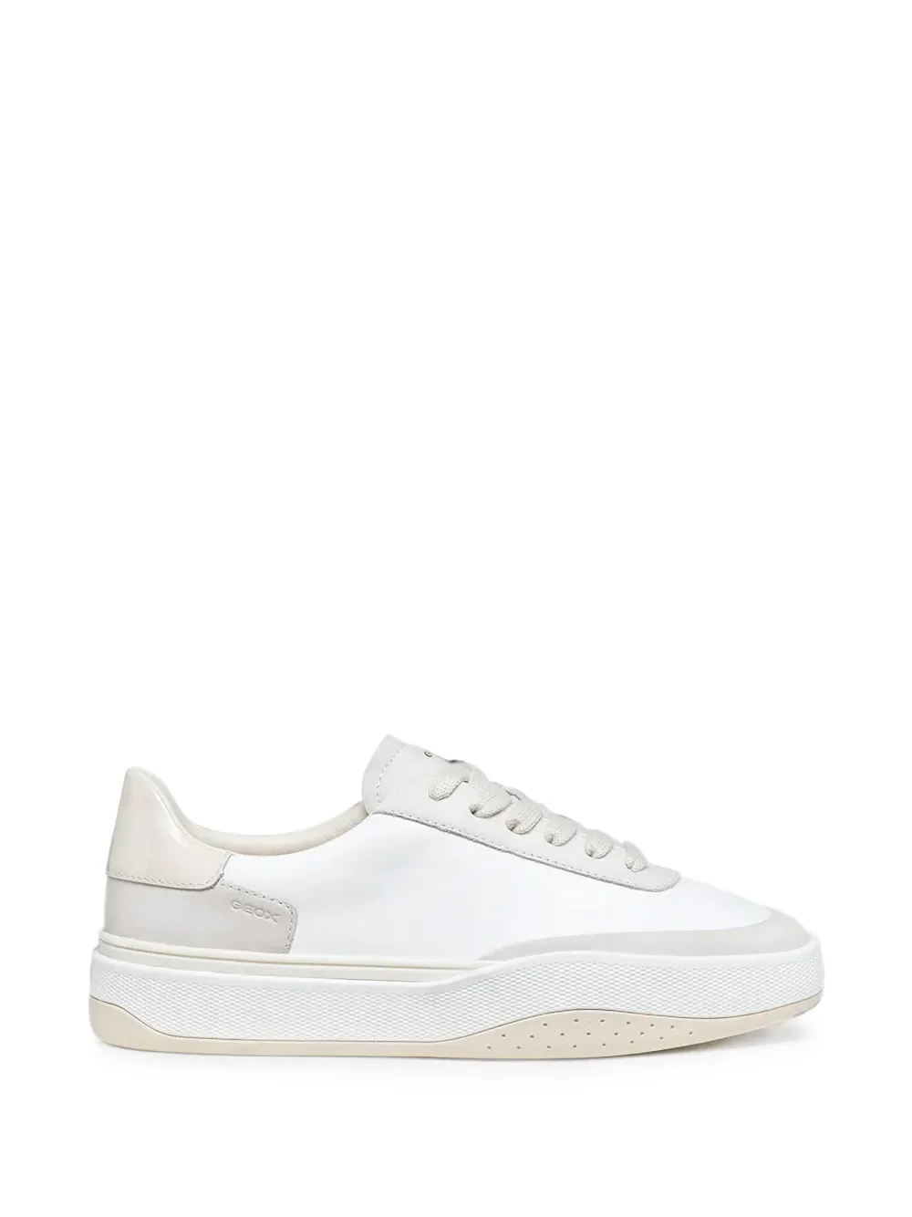 Geox Dynamia panelled leather sneakers - Weiß