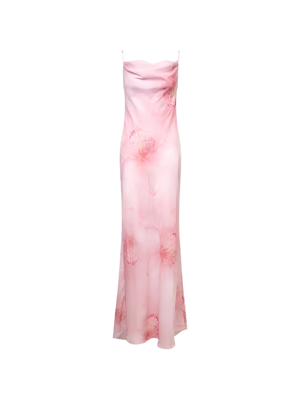 Stolen Stores cowl-neck floral-print maxi dress - Rosa