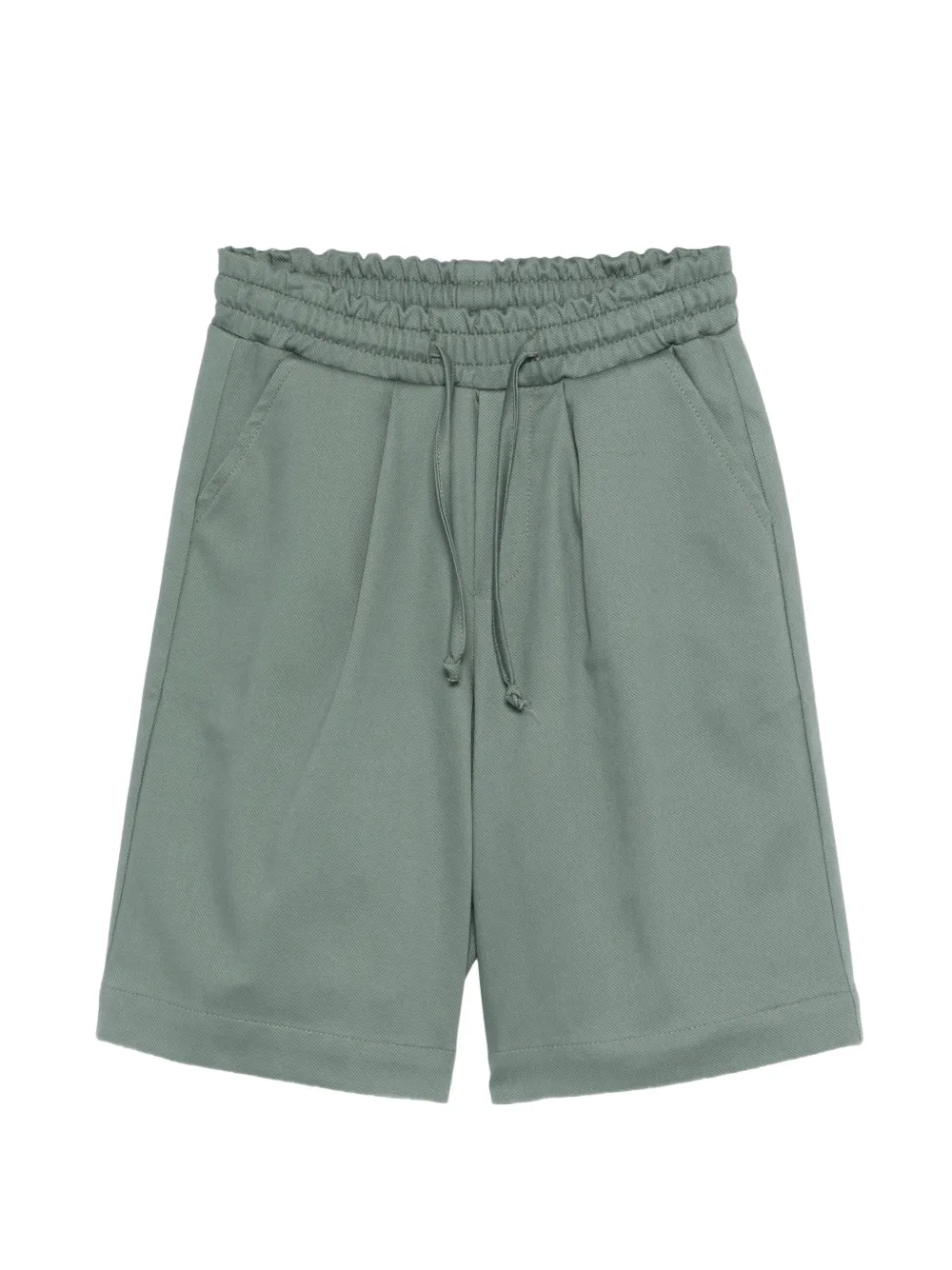 SUENOS Kidswear drawstring-fastening shorts - Verde