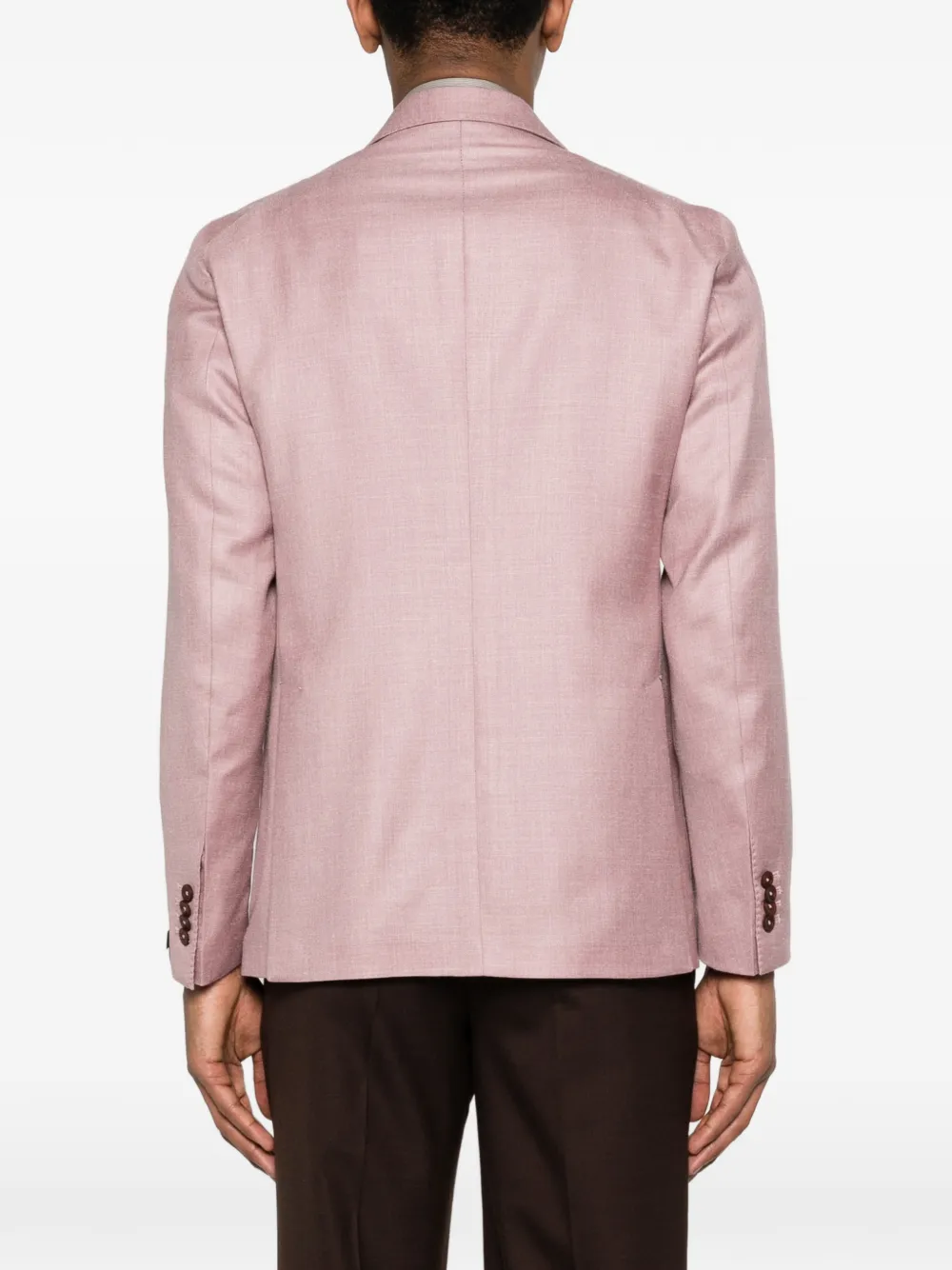 Tagliatore Blazer met dubbele rij knopen en zakken Roze