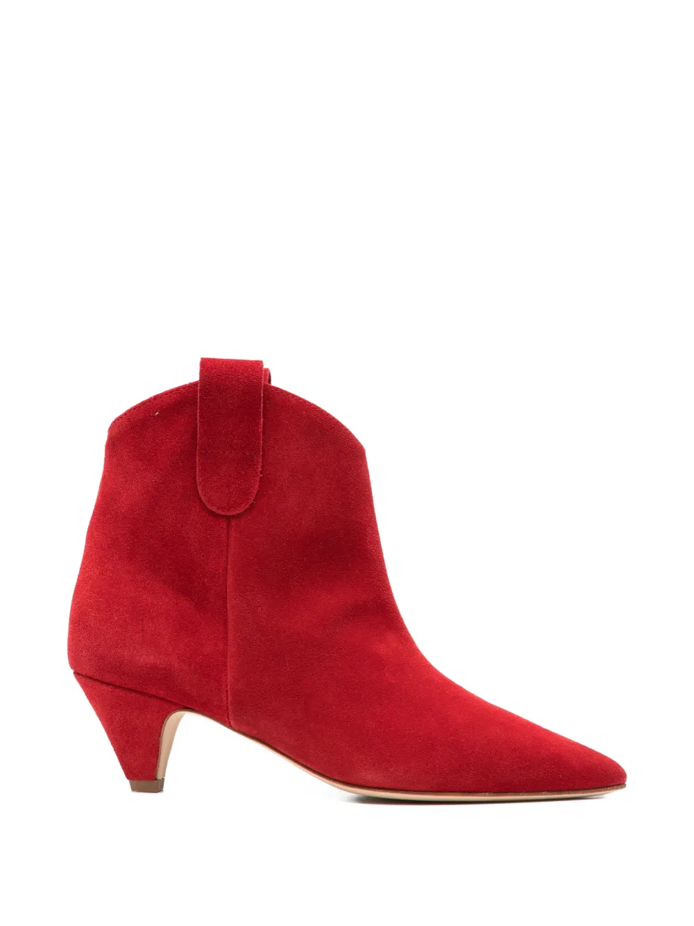 Anna F. pointed-toe boots - Rosso