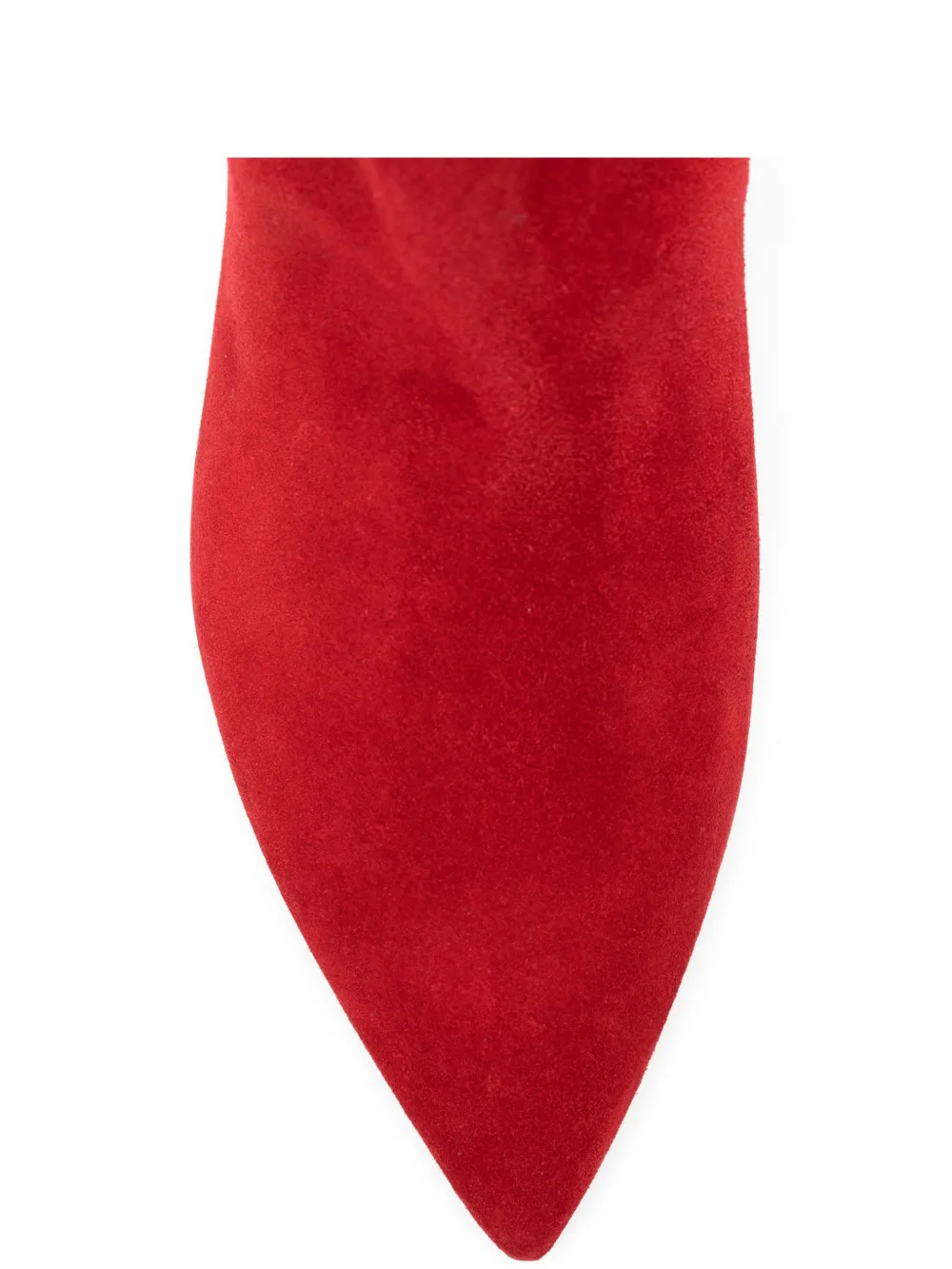 Anna F. Enkellaarzen met puntige neus Rood