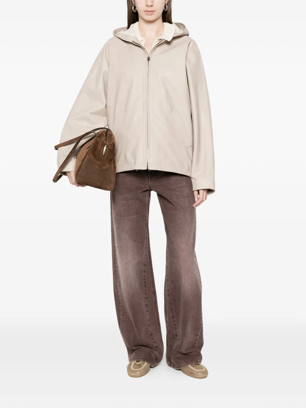  Simonetta Ravizza Cambridge Hooded Jacket - Neutrals 