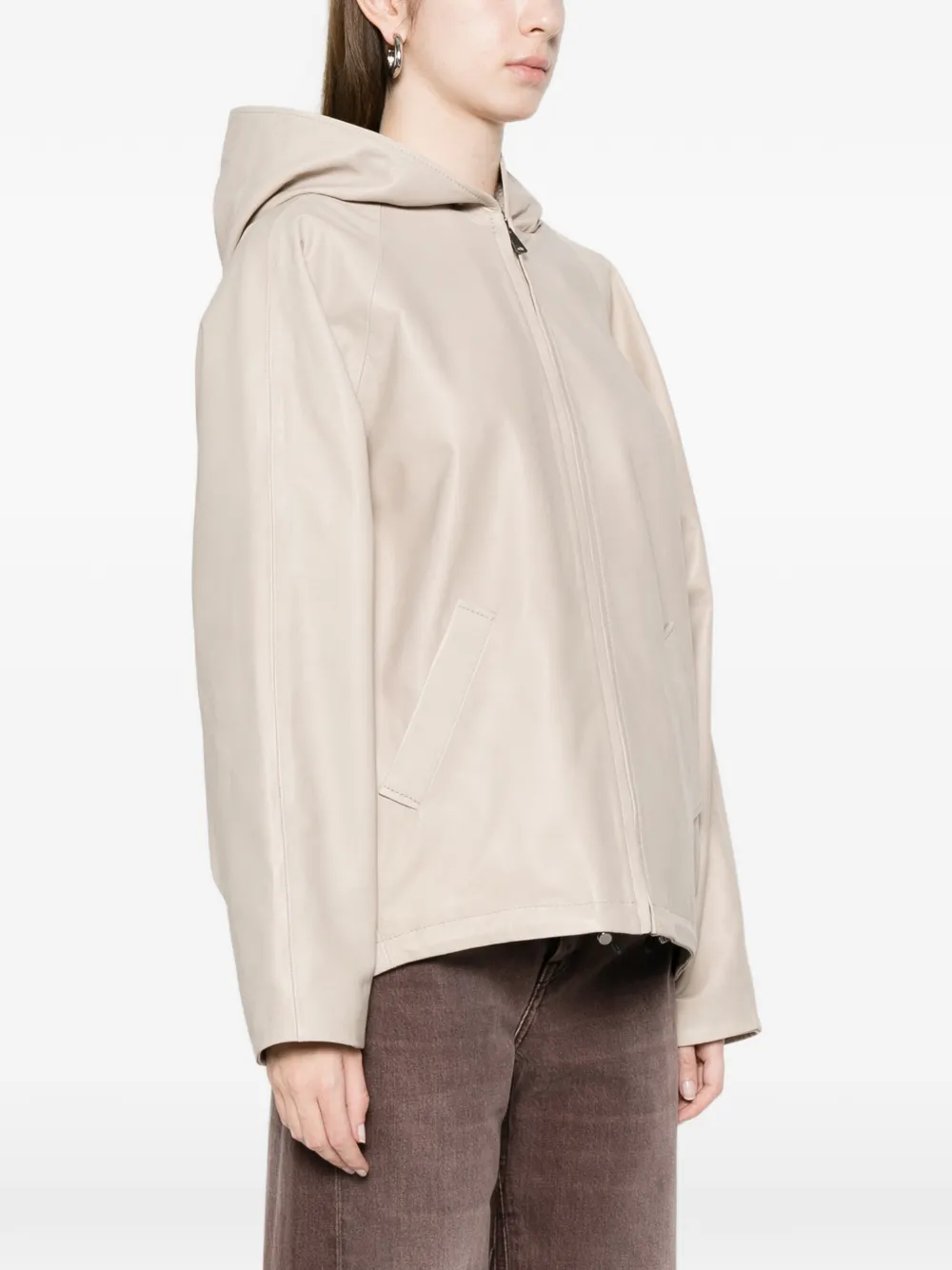  Simonetta Ravizza Cambridge Hooded Jacket - Neutrals 