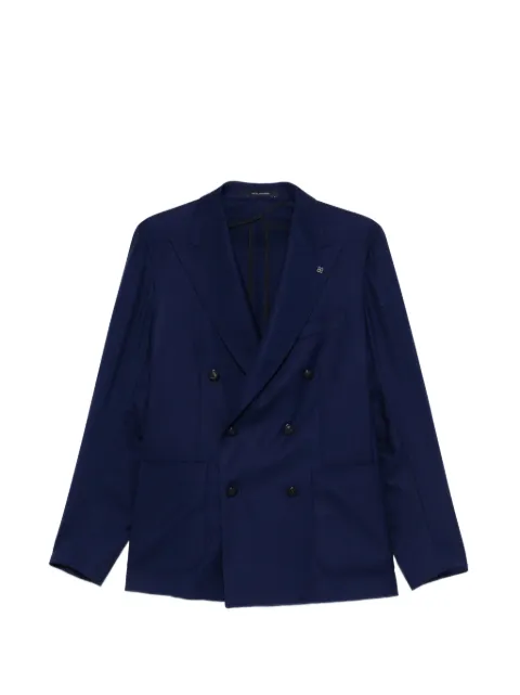 Tagliatore double-breasted patch-pockets blazer
