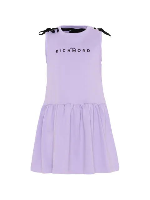 John Richmond Junior vestido con logo estampado