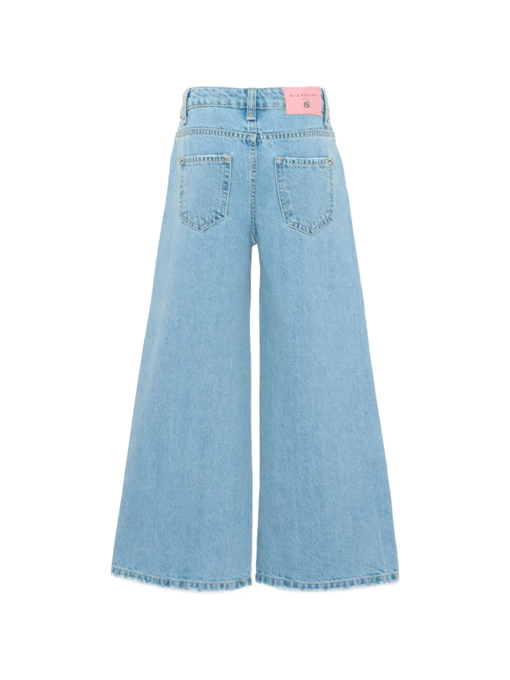 John Richmond Junior Jeans met pailletten Blauw