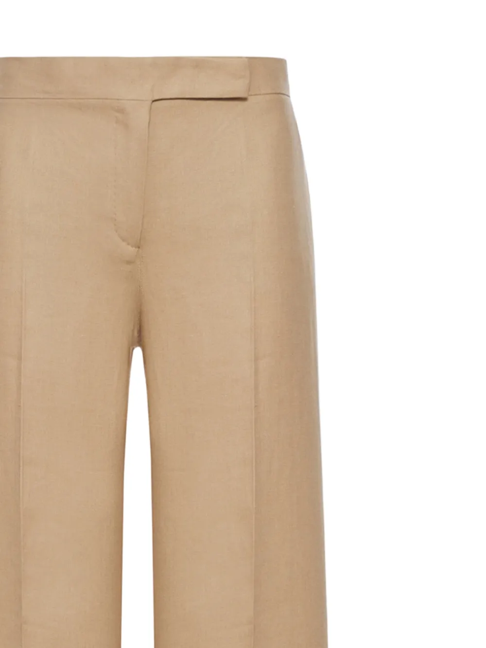 Max Mara Palazzo broek met wijde pijpen Beige