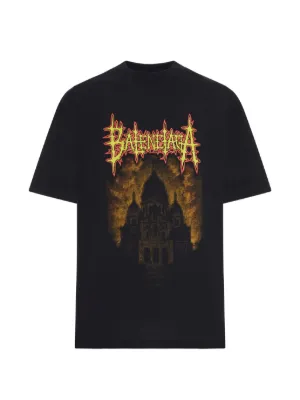 SAINT MXXXXXX Camiseta x Cowboy Bebop Com Estampa Gráfica | Preto