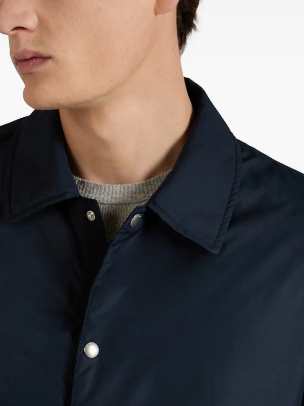 slowear Gewatteerd shirtjack Blauw