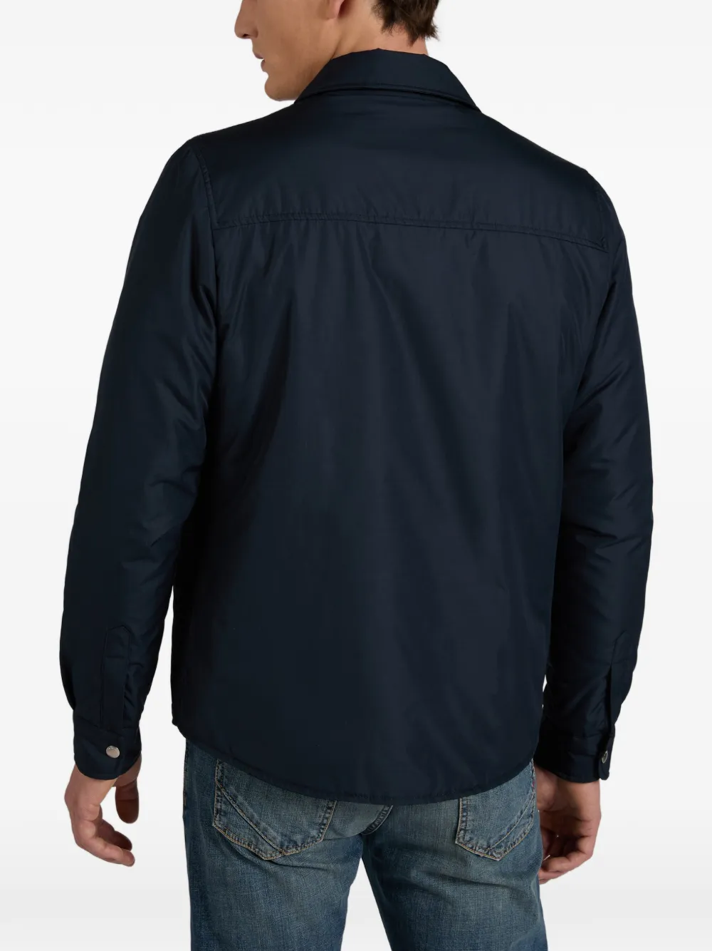 slowear Gewatteerd shirtjack Blauw