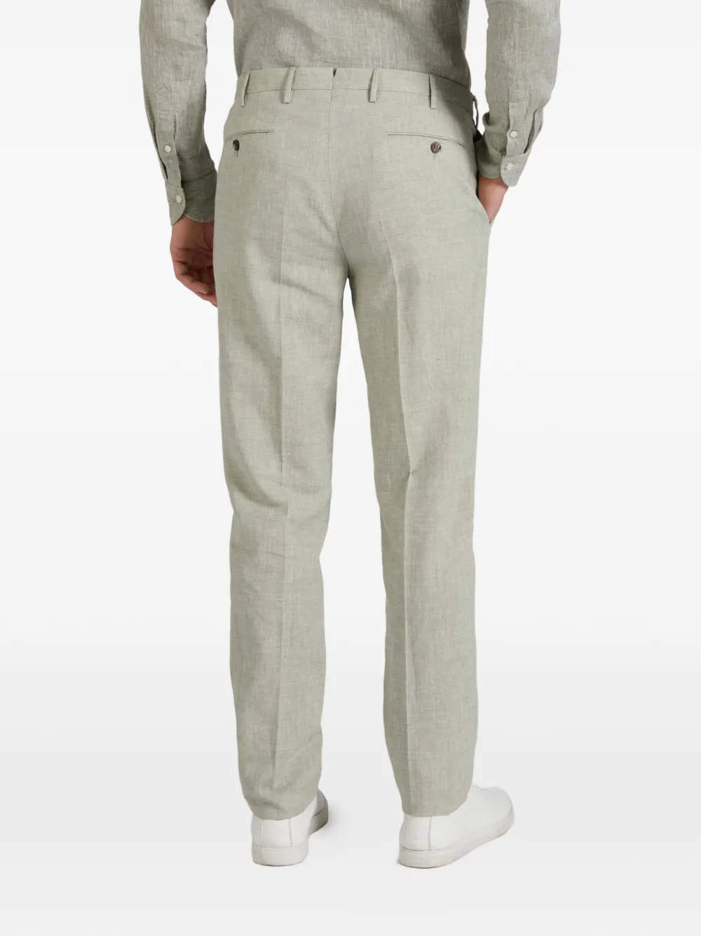slowear Broek met knopen Groen