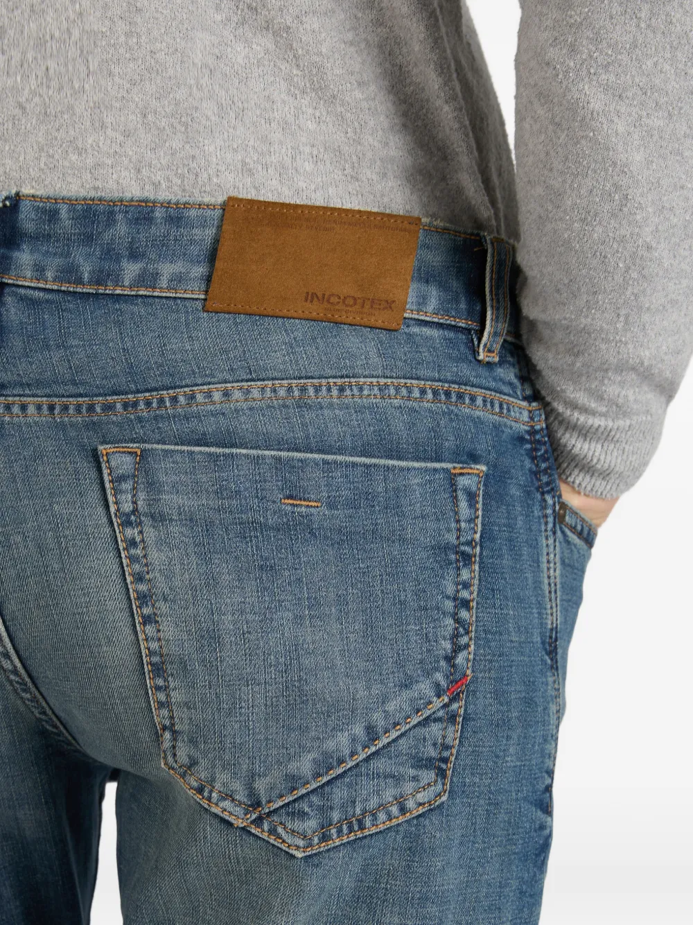 slowear Jeans met vijf zakken Blauw