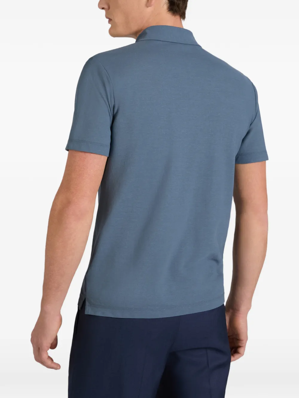 slowear Poloshirt met knopen Blauw